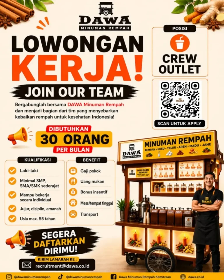 Loker dawa baru crew